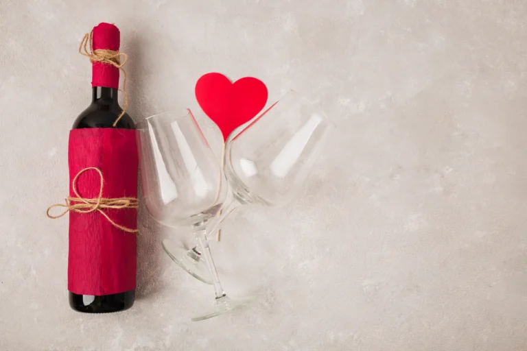 vino para San Valentín